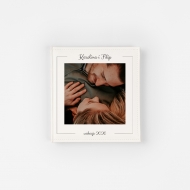 Kožené fotoalbum Společné chvíle, 22x22 cm