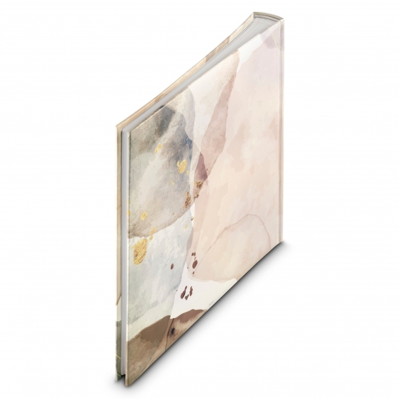Samolepící fotoalbum JUMBO AKVARELOVÁ ČERNÁ 80 stran, 10x15 cm