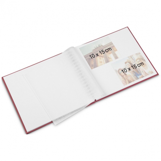 Samolepící fotoalbum AKVARELNÍ BARVA FINE ART HNĚDÁ 50 stran, 10x15 cm
