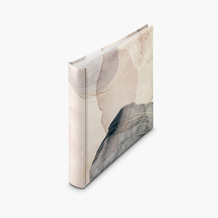 Samolepící fotoalbum JUMBO AKVARELOVÁ ČERNÁ 80 stran, 10x15 cm