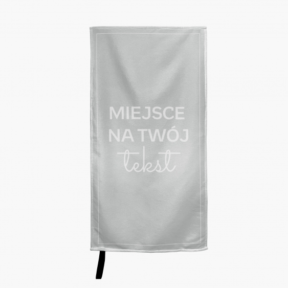 Utěrák Váš text, M, 50x100 cm
