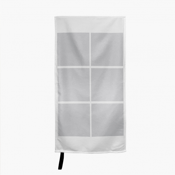 Utěrák Rozvržení fotografií - 6 prvků, M, 50x100 cm