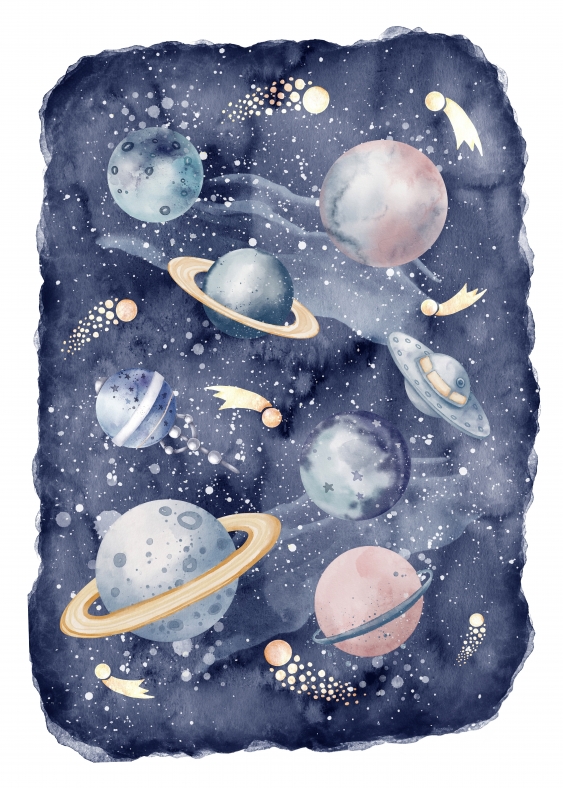 Plakát, Planety, 20x30