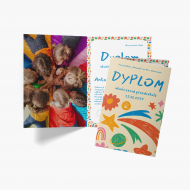 Skládací Diplom Pastelky, 20x30 cm