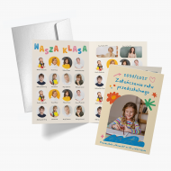 Tablo Školní tabule pastelky, 20x30 cm