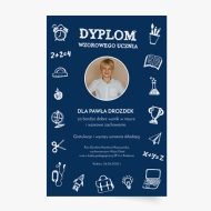 Plakát, Diplom Vzorového žáka, 21x30 cm