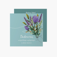 Fotopřání Tyrkysové jmeniny, 14x14 cm