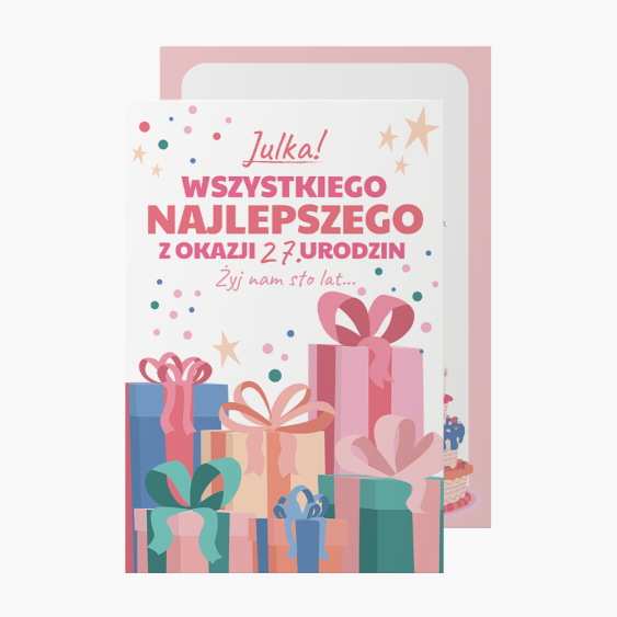 Fotopřání Všechno nejlepší k narozeninám, 10x15 cm