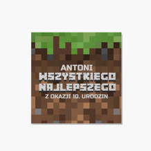 Fotopřání Pro něj: Pixely, 14x14 cm
