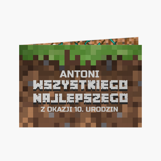 Fotopřání Pro něj: Pixely, 15x10 cm