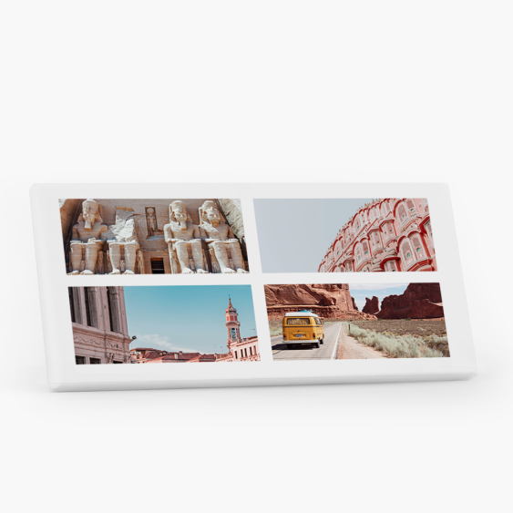 Obrázek, Panoramatické rozvržení 4 fotografií, 120x60 cm