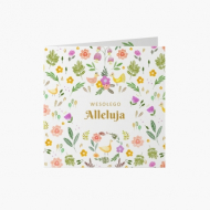 Fotopřání Velikonoční folk  - verze 2, 14x14 cm