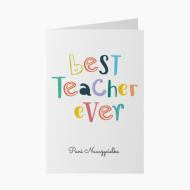 Fotopřání Best Teacher Ever, 10x15 cm