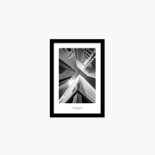Plakát, Váš design s černým rámečkem, 20x30