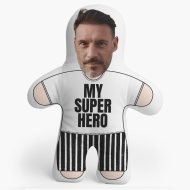 Polštář 3D personalizovaný, Welur, My super hero, 46x33 cm