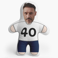 Polštář 3D personalizovaný, Welur, Mini me Birthday, 46x33 cm