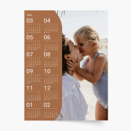 Nástěnný kalendář, Full photo jednostranný kalendář, 30x40 cm