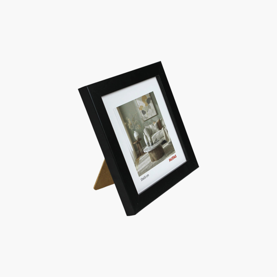 Rámeček na fotografii čtverec 15x15 černý, 15x15 cm