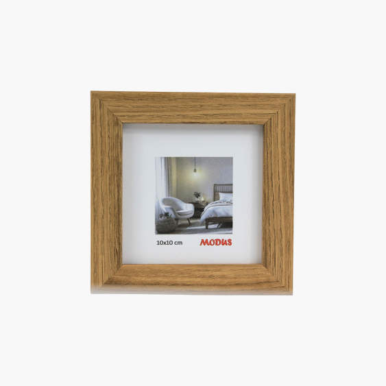 Rámeček na fotografii čtverec 10x10 dub, 10x10 cm