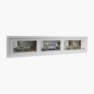 Fotorámeček na fotografií panoramatickou 15x90 bílá, 15x90 cm