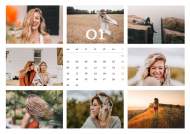 Nástěnný kalendář, Váš projekt horizontální kalendář, 30x20-A4 cm