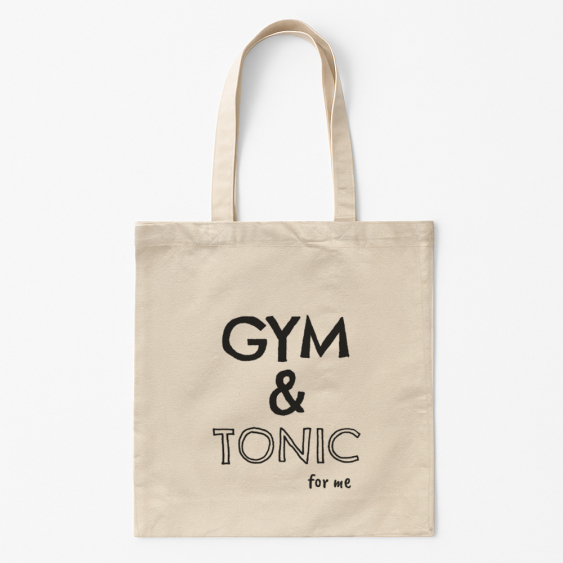 Bavlněná taška, 38x42, Gym&Tonic
