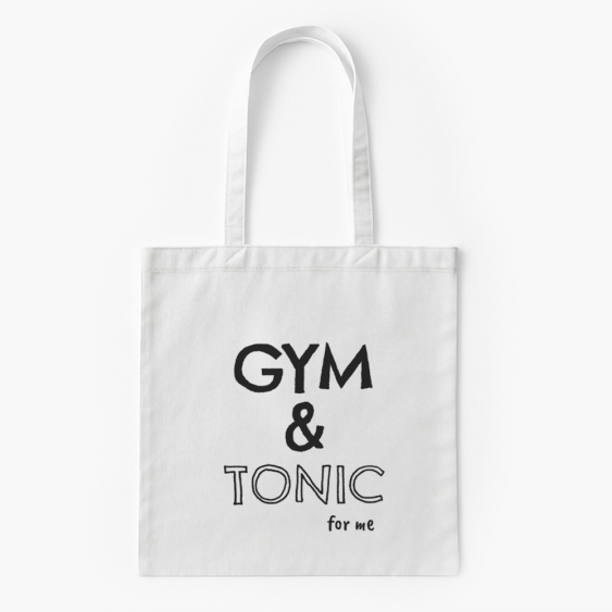 Bavlněná taška, 38x46, Gym&Tonic