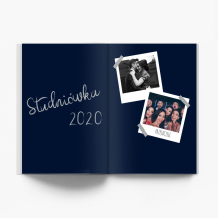 Stříbrný Maturitní ples fotokniha, 20x30 cm