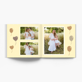 Budu matkou fotokniha, 30x30 cm