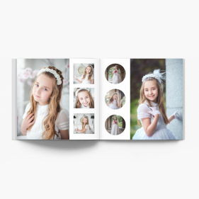 Váš projekt prvního přijímání fotokniha, 30x30 cm