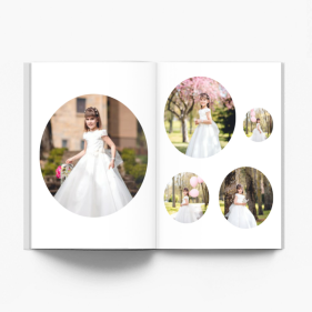 Váš projekt prvního přijímání fotokniha, 20x30 cm