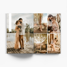 Svatební album fotokniha, 20x30 cm