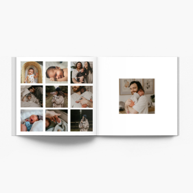 Koláž vzpomínek fotokniha, 30x30 cm
