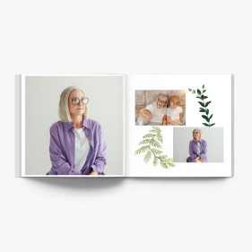 Album vzpomínek - Den prarodičů fotokniha, 25x25 cm
