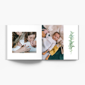 Křest instabook, mini fotokniha, 15x15 cm