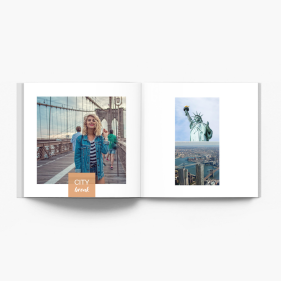 Pobyt ve městě instabook, mini fotokniha, 15x15 cm