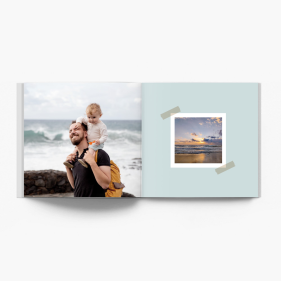 Dovolená u moře instabook, mini fotokniha, 15x15 cm