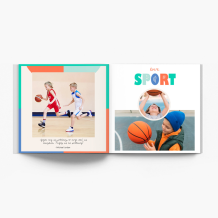 Love sport fotokniha, 20x20 cm