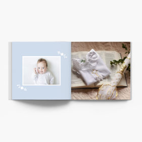 Vzpomínka na svatý křest fotokniha, 30x30 cm