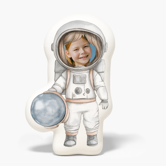 Polštář 3D personalizovaný, Samet, Astronaut 2, 30x30 cm