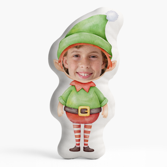 Polštář 3D personalizovaný, Samet, Elf, 30x30 cm