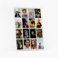 Obraz, Koláž 16 fotografií, 20x30 cm