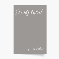 Plakát, Obálka časopisu Tvůj projekt, 40x60 cm