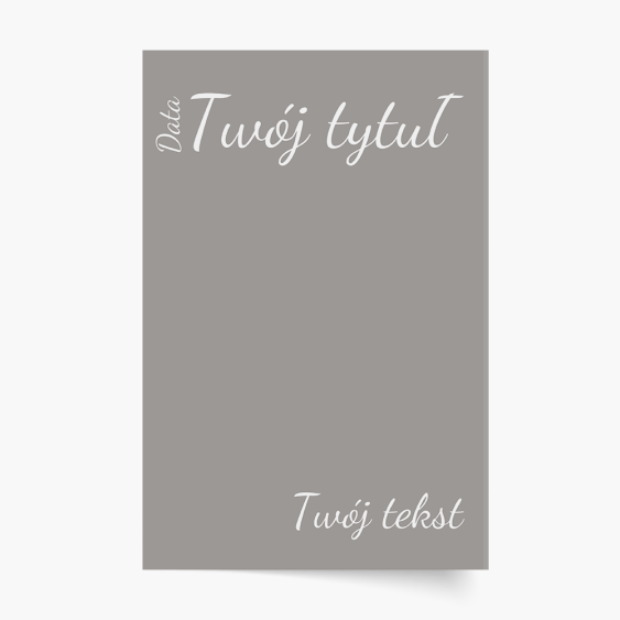 Plakát, Zakryjte svůj design, 40x60