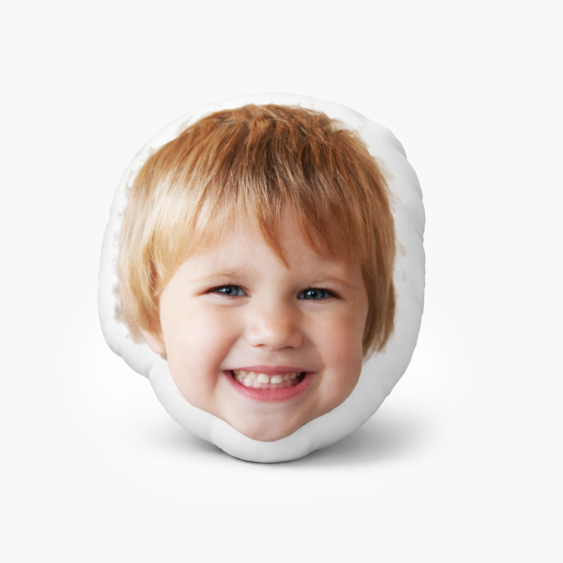 Polštář 3D personalizovaný, Samet, Tvar vašeho obličeje, 30x30 cm