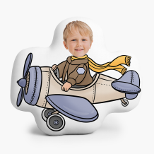 Polštář 3D personalizovaný, Samet, Pilot 2, 30x30 cm