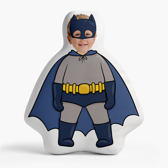 Polštář 3D personalizovaný, Samet, Superbohater 1, 30x30 cm