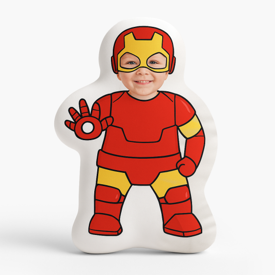 Polštář 3D personalizovaný, Samet, Superbohater 3, 30x30 cm
