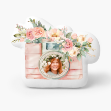 Polštář 3D personalizovaný, Samet, Ve fotoaparátu, 30x30 cm