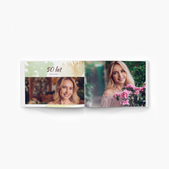 50. narozeniny fotokniha, 30x20 cm